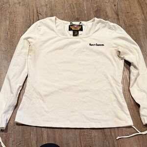 Harley-Davidson Women's Off-White Long Sleeve Tee
